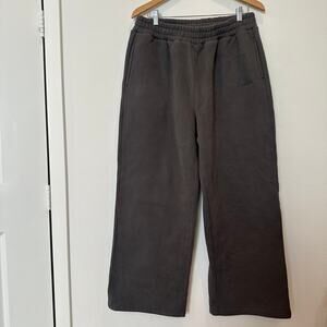 Comfrt dark gray wide leg elastic waist pocket sweatpants XL relaxation lounge